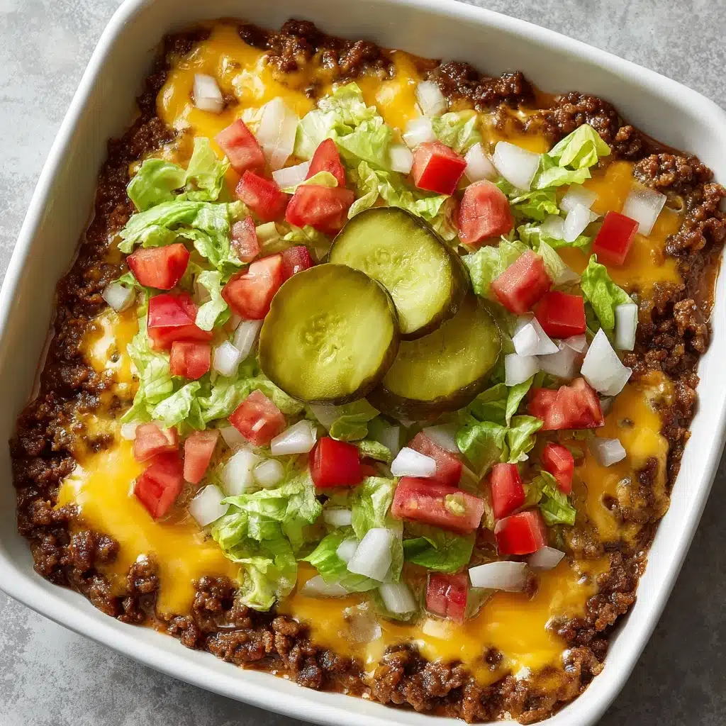 Big Mac Casserole Recipe - Recipe Image