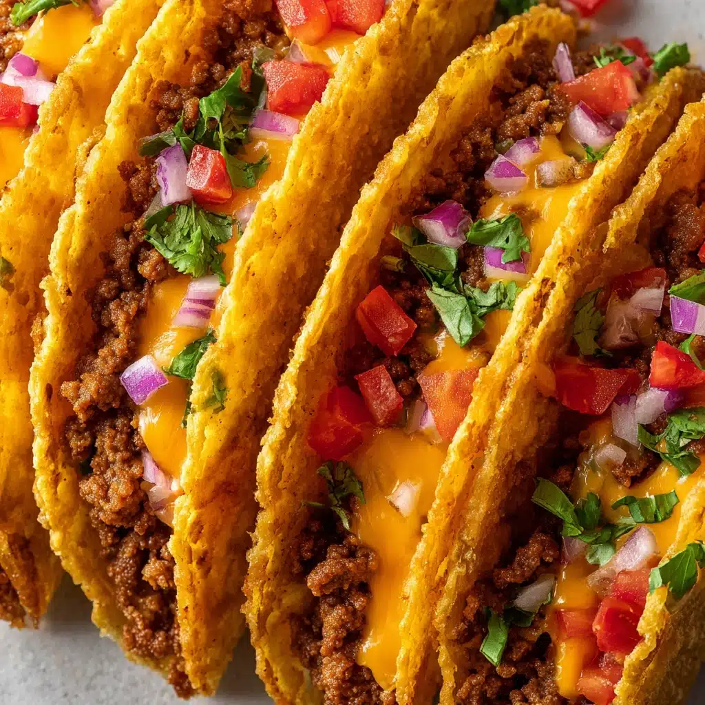 Loaded Cheesy Pocket Tacos Recipe - Recipe Image