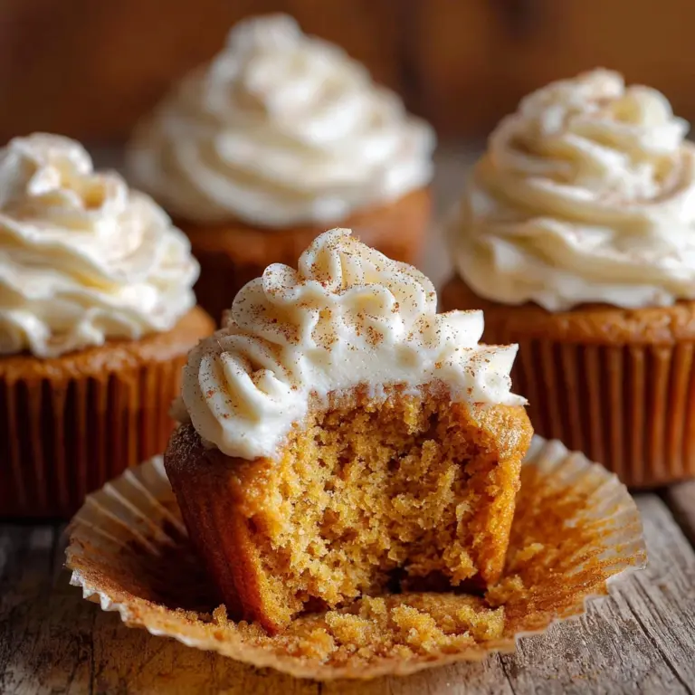 Pumpkin Pie Cupcakes Recipe