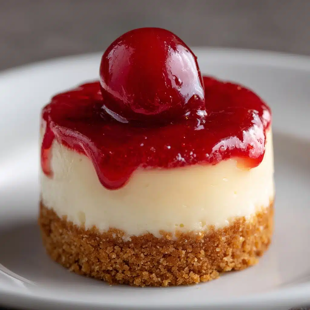 Mini Cheesecakes with Vanilla Wafer Crust Recipe - Recipe Image