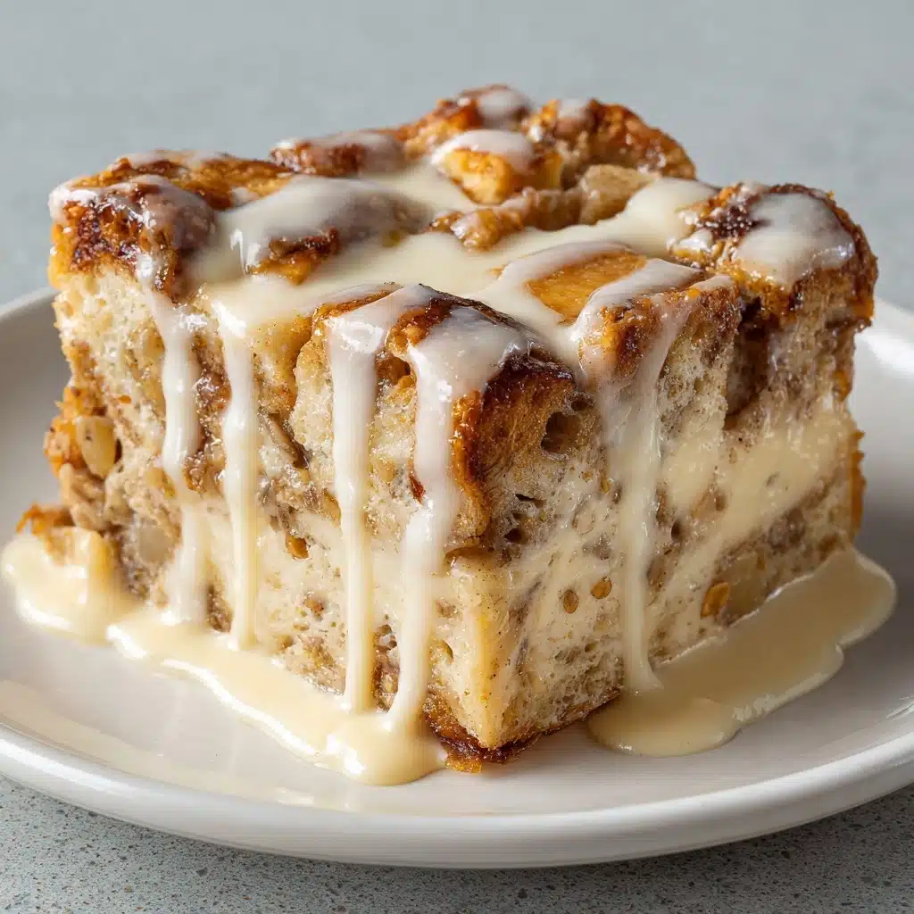 High-Protein Cinnamon Roll Baked Oatmeal Recipe - Recipe Image