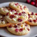 White Chocolate Cranberry Cookies Recipe