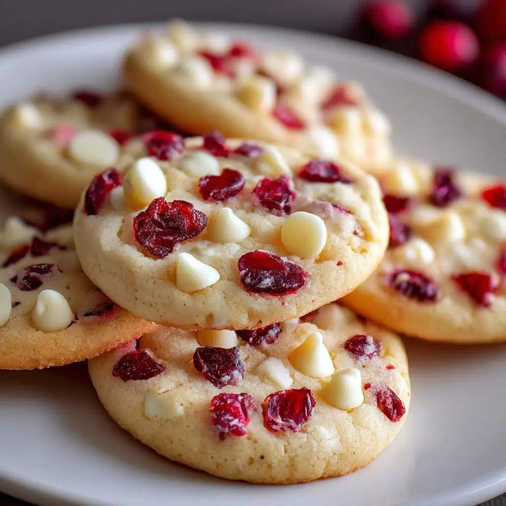 White Chocolate Cranberry Cookies Recipe