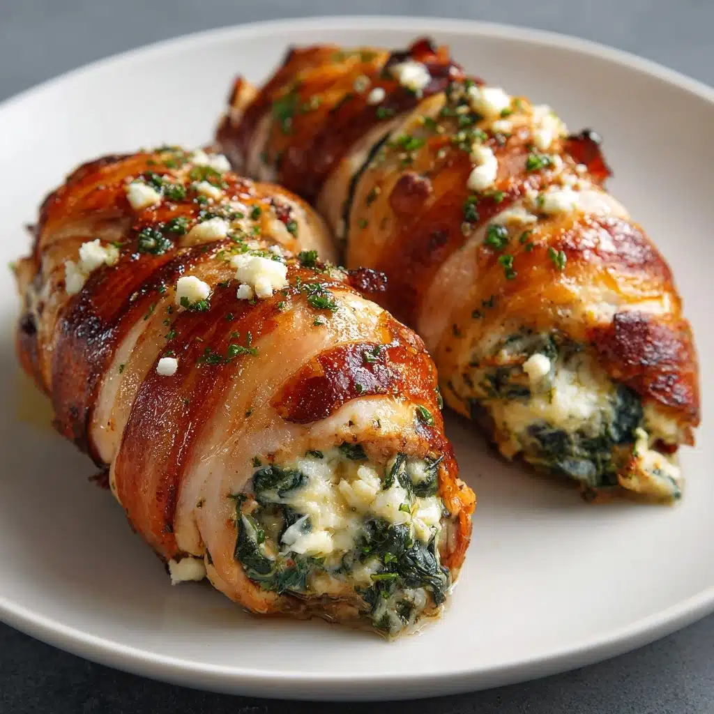 Spinach and Feta Chicken Rolls: A Flavorful Delight Recipe - Recipe Image