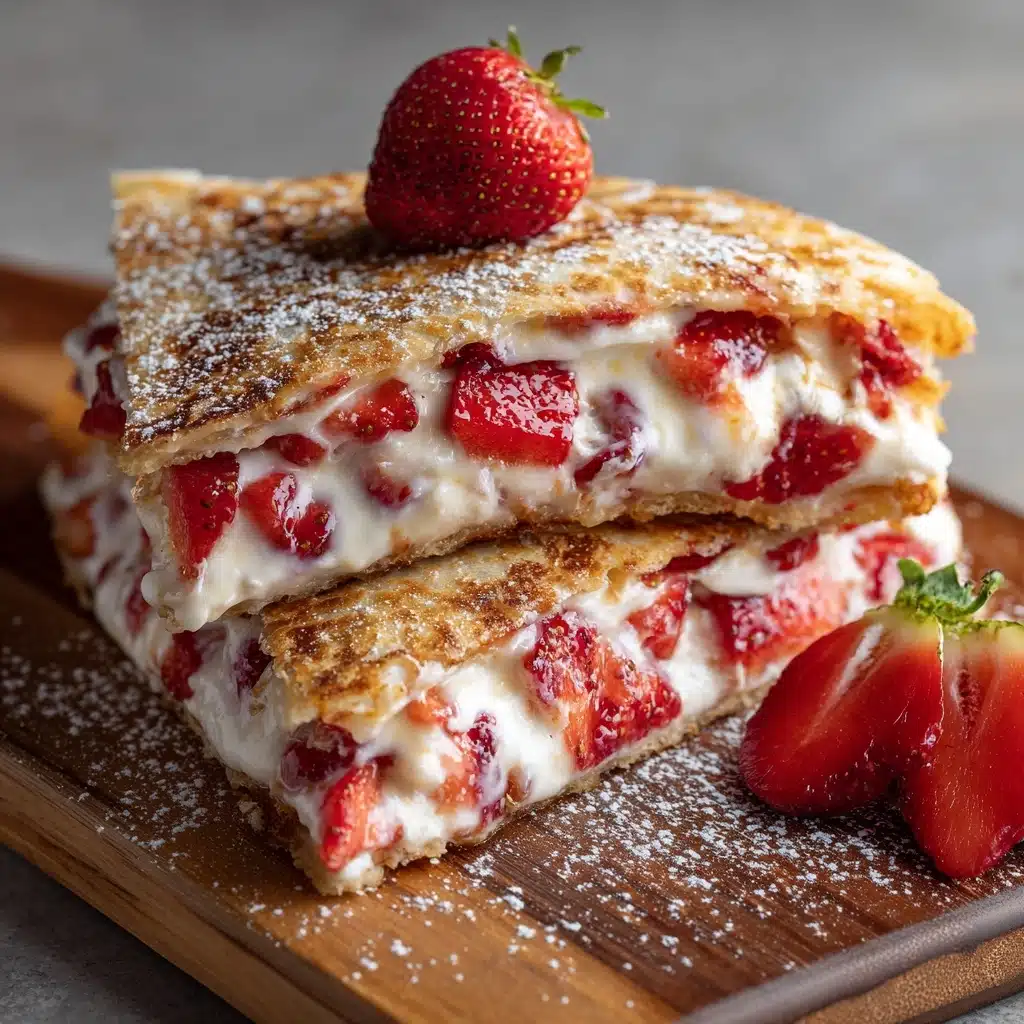 Strawberry Cheesecake Quesadilla Recipe - Recipe Image