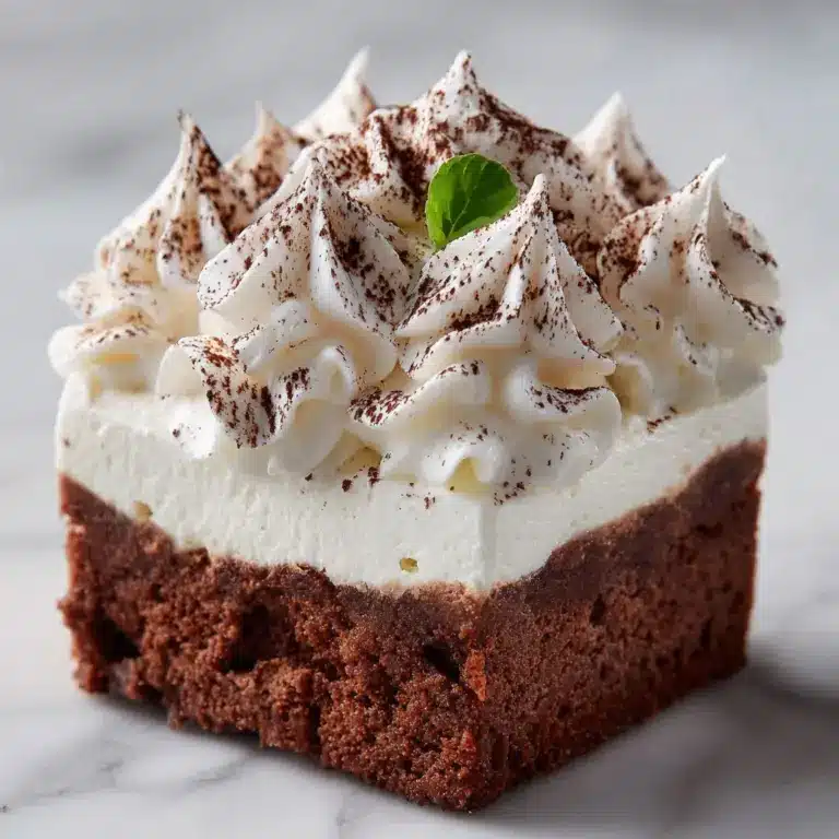 Hot Chocolate Meringue Cake Recipe