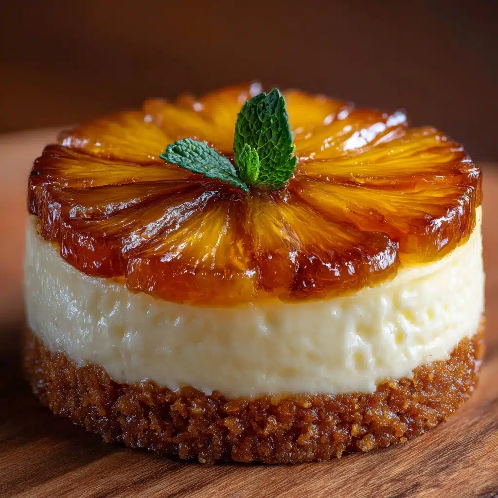Mini Pineapple Upside Down Cheesecakes Recipe - Recipe Image