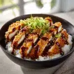 Delicious Japanese Katsu Bowls with Tonkatsu Sauce Recipe