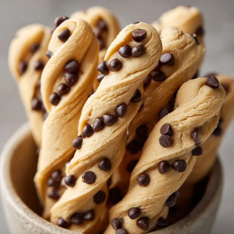 Chocolate Chip Cookie Dough Twists Recipe