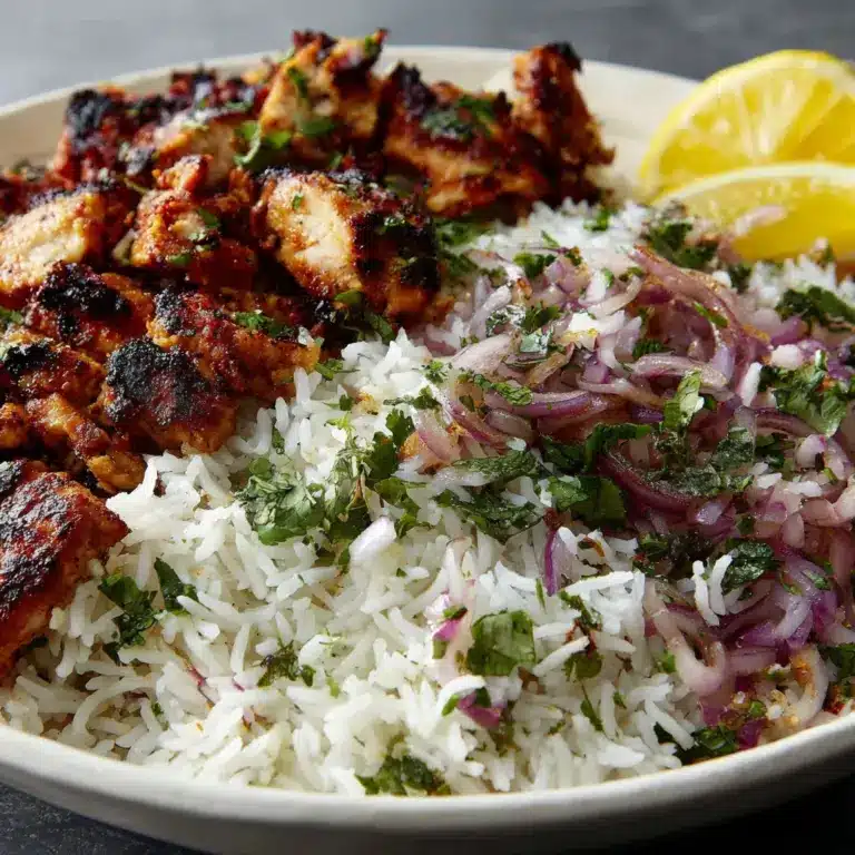 Sweet Chili Chicken Bowl with Coconut Lime Drizzle Recipe
