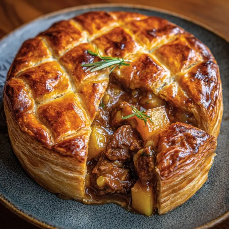 Rich and Tasty Slow-Cooked Steak Pie Recipe