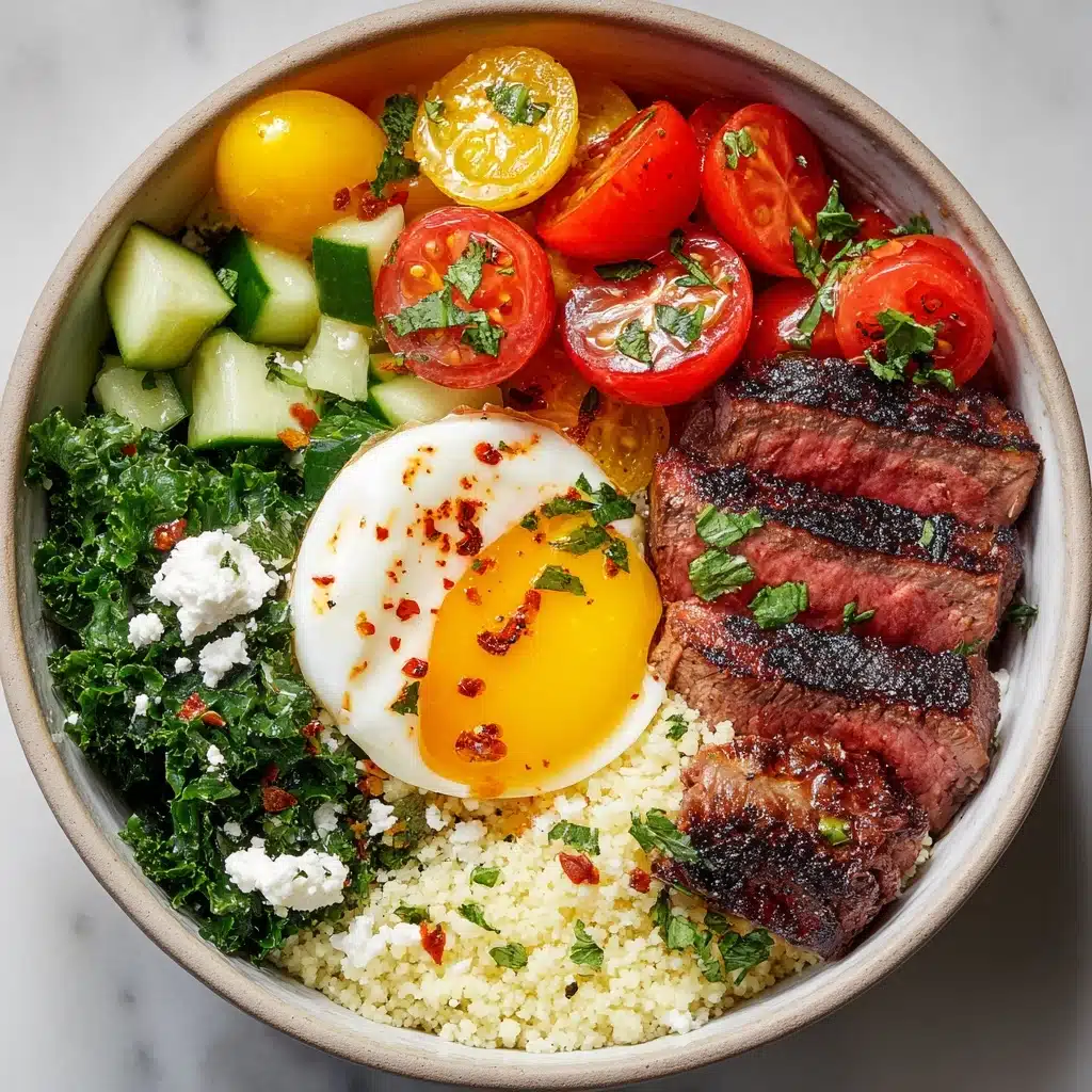 Mediterranean Steak Bowl Recipe - Recipe Image