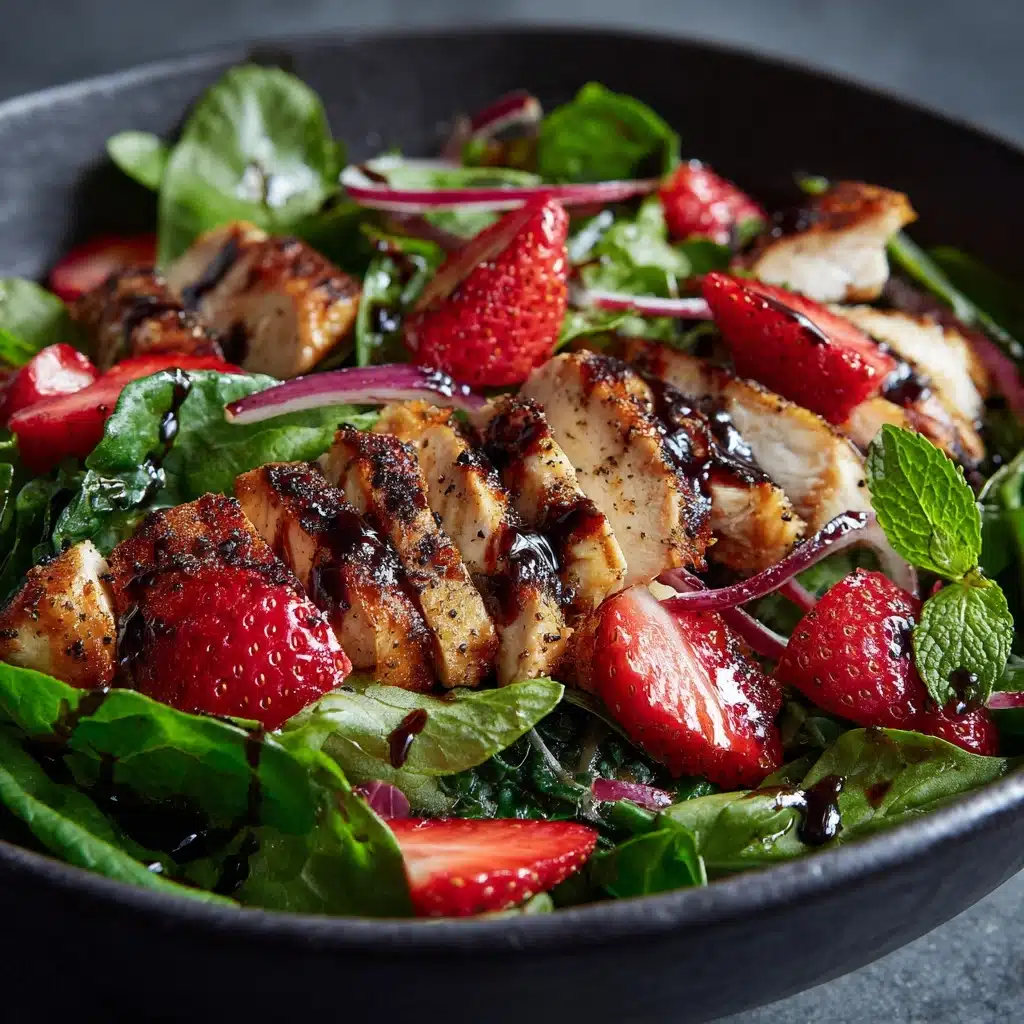 Strawberry Chicken Salad with Balsamic Dressing Recipe - Recipe Image