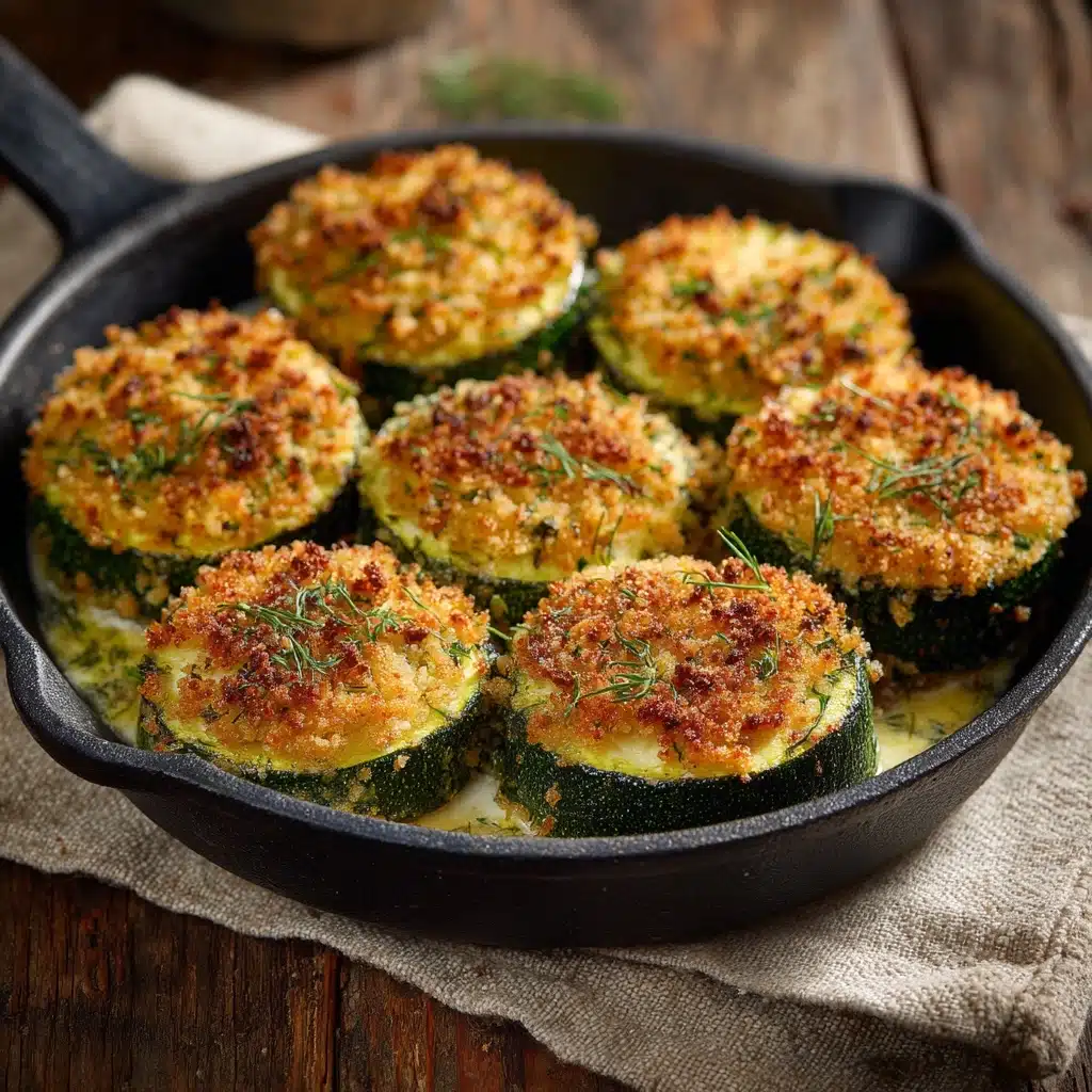 Baked Parmesan Zucchini Rounds Recipe - Recipe Image