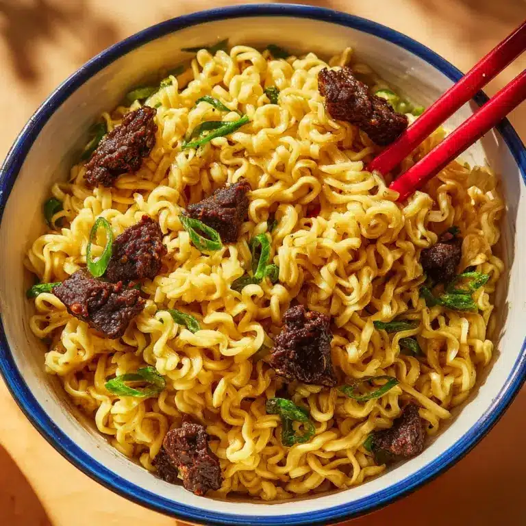 Slow Cooker Beef Ramen Recipe