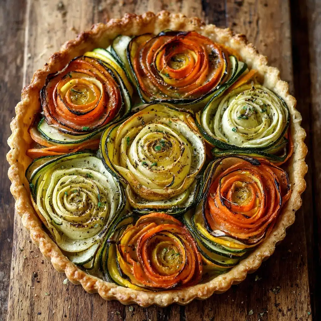 Vegetable Tart in Buttery Puff Pastry Recipe - Recipe Image
