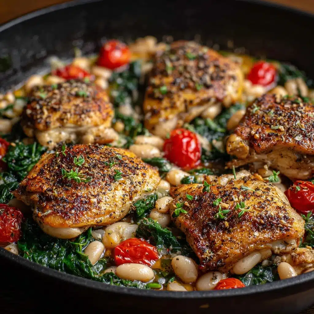 Herbed Chicken with Cannellini Beans Recipe - Recipe Image