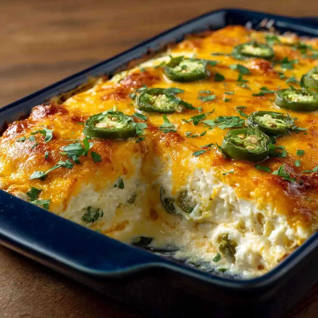 Keto Jalapeño Popper Casserole Recipe - Recipe Image