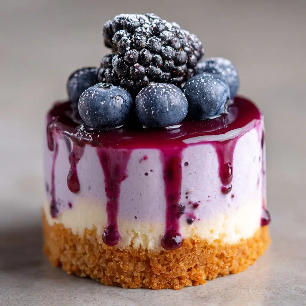 Blueberry Mousse Heaven Cheesecake Recipe - Recipe Image