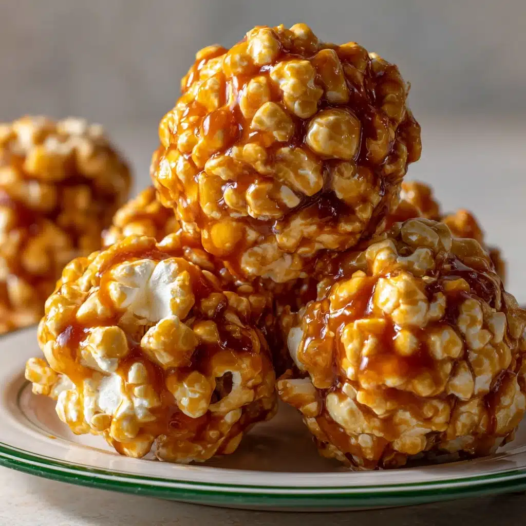 Caramel Popcorn Balls Recipe - Recipe Image