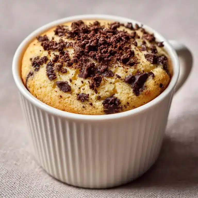 Chocolate Chip Mug Cake Recipe