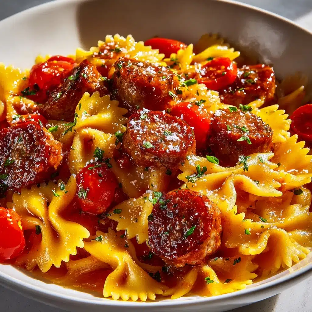 Italian Sausage Bow Tie Pasta: A Delicious & Easy Recipe - Recipe Image