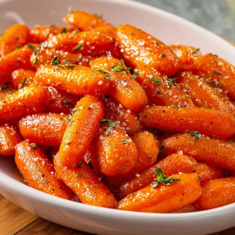 Slow Cooker Maple & Brown Sugar Glazed Carrots Recipe