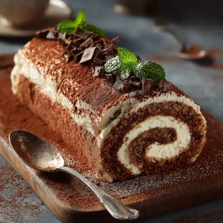 Tiramisu Swiss Roll Recipe
