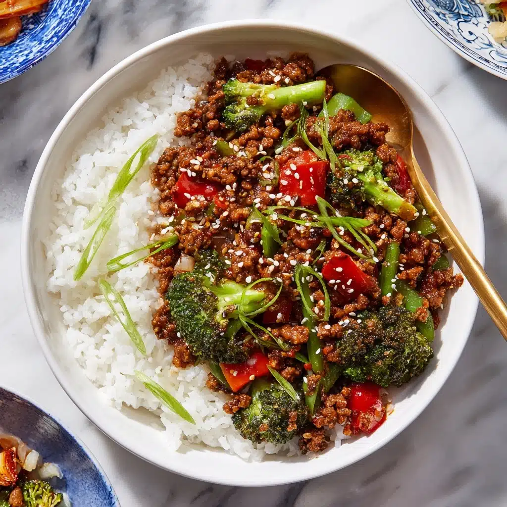 Teriyaki Beef Bowls Recipe - Recipe Image