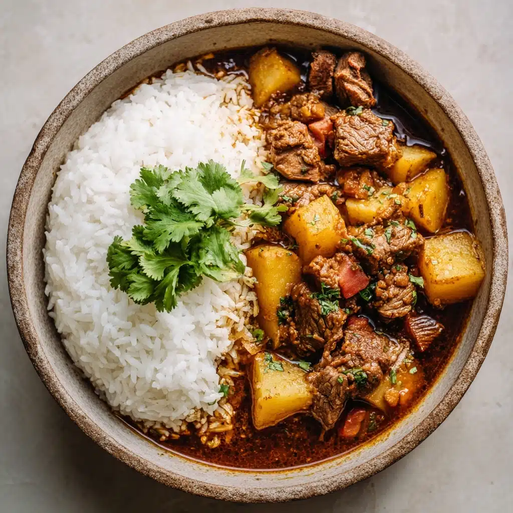 Persian Inspired Herb and Beef Stew with Rice: An Incredible Ultimate Recipe - Recipe Image