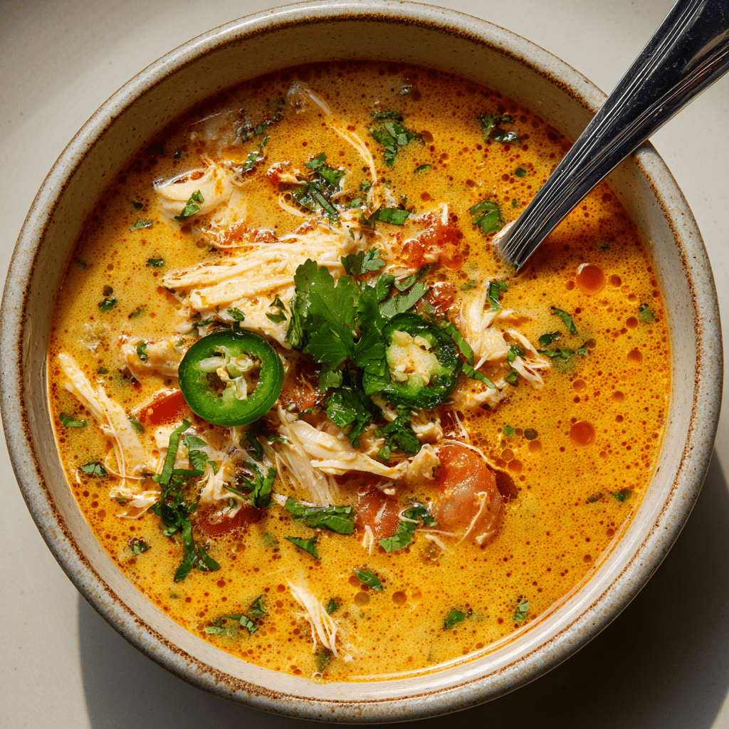 Spicy Jalapeño Popper Chicken Soup Recipe