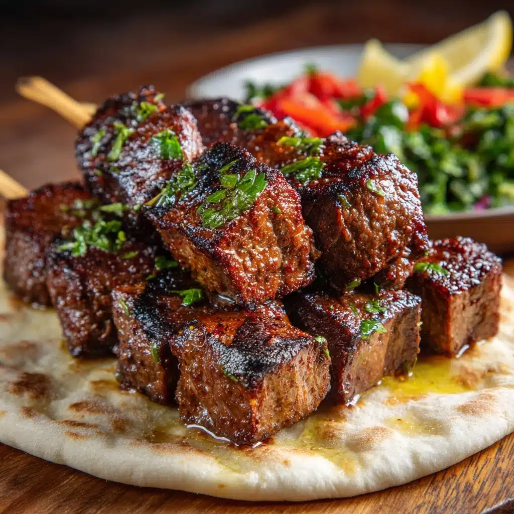 Greek Beef Souvlaki Recipe - Recipe Image