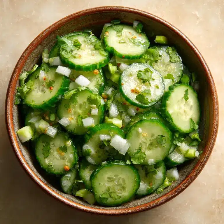 Mexican-Style Cucumbers Recipe