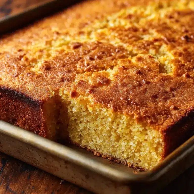Easy Southern Cornbread with Buttermilk Recipe