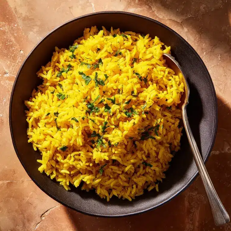 Garlic Turmeric Rice Recipe