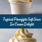 Homemade Pineapple Soft Serve Ice Cream Recipe