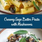 Sage Butter Pasta with Mushrooms Recipe