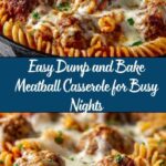Dump and Bake Meatball Casserole Recipe