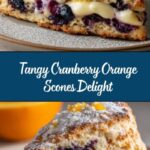 Cranberry Orange Sour Cream Scones Recipe