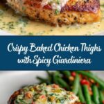 Crispy Baked Chicken with Giardiniera Recipe