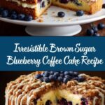 Brown Sugar Blueberry Coffee Cake Recipe