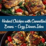 Herbed Chicken with Cannellini Beans Recipe