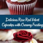 Rose Red Velvet Cupcakes Recipe