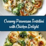 Creamy Parmesan Tortellini with Chicken Recipe