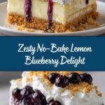 No-Bake Lemon Blueberry Recipe