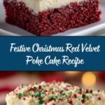 Christmas Red Velvet Poke Cake Recipe