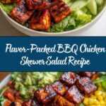 BBQ Chicken Skewer Salad Recipe