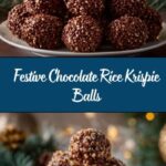Christmas Chocolate Rice Krispie Balls Recipe