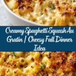Creamy Spaghetti Squash Au Gratin Recipe