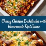 Chicken Enchiladas with Homemade Red Enchilada Sauce Recipe